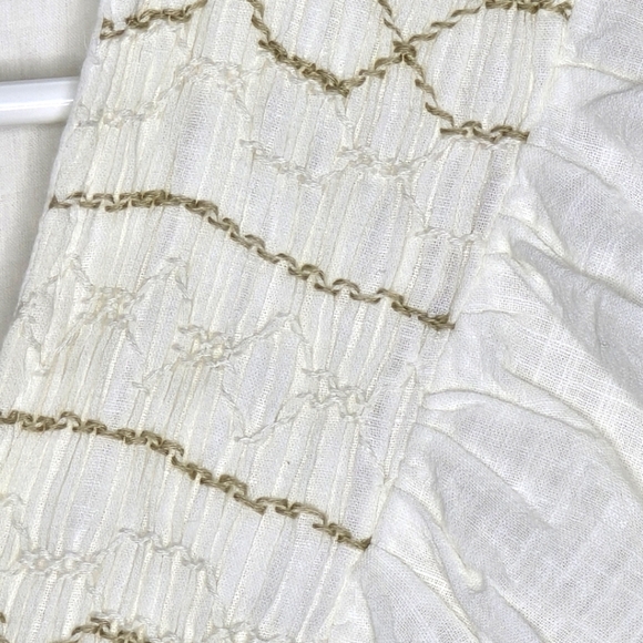 Free People Samantha Shirtdress in Ivory Combo Size XS - Picture 15 of 15